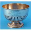 Image 1 : An Edwardian silver rose bowl, with banded rim and demi-fluted decoration, maker Goldsmiths & Sil...
