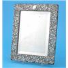 Image 1 : A Victorian silver mounted wall mirror, decorated throughout with a scrolling floral design, Birm...