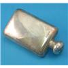 Image 1 : An Edwardian silver hip flask, of plain rectangular form, London 1907, 6.5ins...
