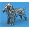Image 1 : A modern silver model of a cocker spaniel, London 1975, 16oz, 4ins...