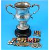 Image 1 : A good group of ten medals, comprising D.S.O., M.C., 14 / 15 Star, WM, Victory, 39 / 45 Star, Afr...