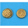 Image 1 : Two small gold Indian (?) coins, probably 18th century...