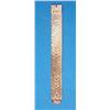 Image 1 : A 1980's 9ct gold flexible bracelet, designed as a wide band of 'brick' effect linking, 58.4grms...