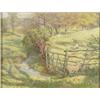 Image 1 : Charles Davidson (1824-1902) watercolour, 'Early Spring, Red Hill', original label verso, 9 x 11...