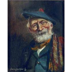 Henrie Pitcher pair of oils on canvas, Portraits of Scottish gentlemen, signed and dated '10, 10...
