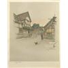 Image 1 : Cecil Aldin colour print, Laycock Village, signed in pencil, 15 x 12.5 ins....