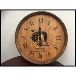 WSSBC Whiskey Barrel Clock