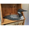 Image 1 : Hand carved and painted wooden Loon