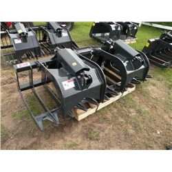 Stout 84" twin cylinder brush grapple -New