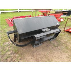 76" Angle broom for skidloader