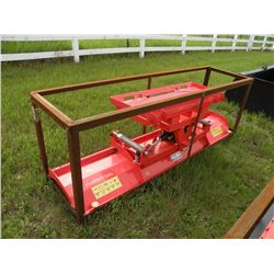 8ft hydro turn push blade for skidloader