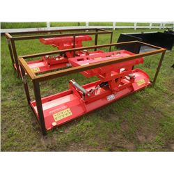 8ft hydro turn push blade for skidloader