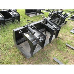 5ft twin cylinder bucket grapple -New