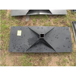 Receiver plate for skidloader -New