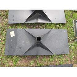 Receiver plate for skidloader -New