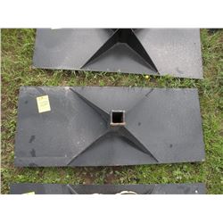 Receiver plate for skidloader -New