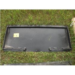 Tool plate for skidloader -New