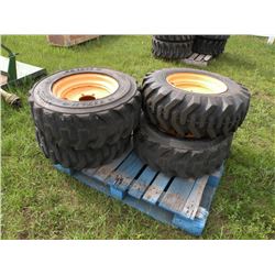 Qty 4 Bobcat 10-16.5 tires & rims