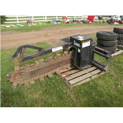 Lowe trencher attachment for skidloader