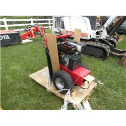 Walk-behind brush mower