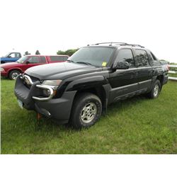 2004 Chev Avalanche -PRIOR SALVAGE SN#-3GNEK12T94G185266