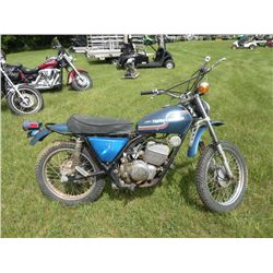 1976 Harley Davidson (blue) -SELLS NO TITLE-from estate, DOES NOT RUN      SN#-5D42260