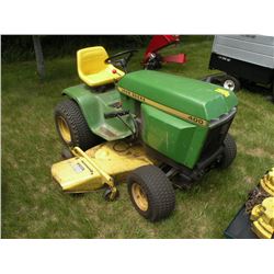 John Deere 400 w/60" deck/weights/chains/push blade