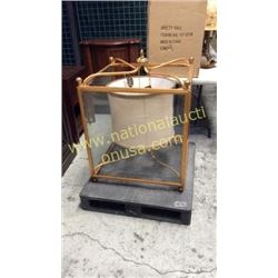 Maitland Smith Chandelier Missing 1 pane of