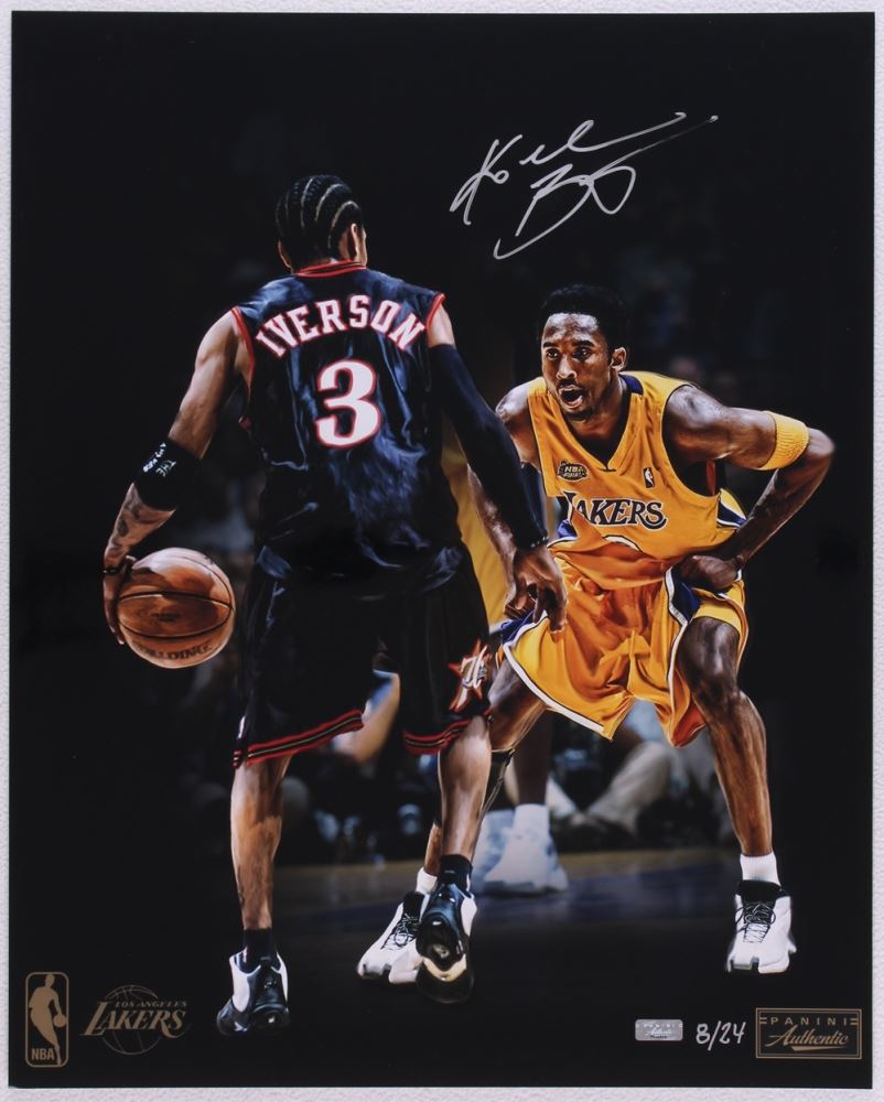 kobe bryant hand signed