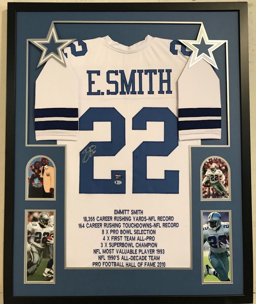 emmitt smith signed jersey