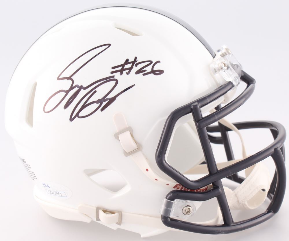 saquon barkley signed penn state helmet