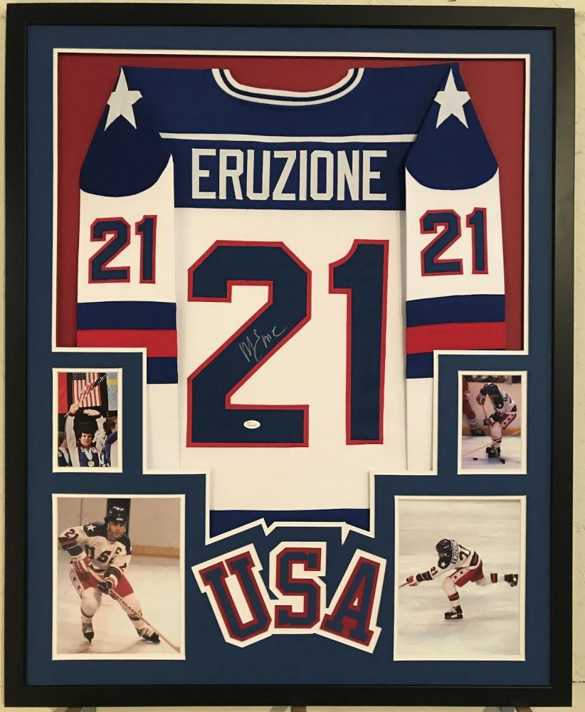 mike eruzione signed jersey