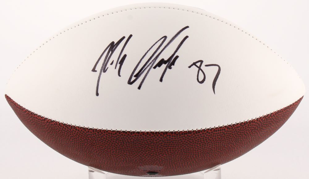 rob gronkowski autographed football