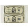 Image 1 : 1934-C & 1953-A $5 SILVER CERTIFICATES BLUE SEALS