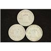 Image 2 : 1951-S,59-D & 60-D FRANKLIN HALF DOLLARS