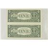 Image 2 : 2-2003-A $1 FRN'S LOW CONSECUTIVE SERIAL 'S UNC