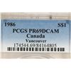 Image 3 : 1986 CANADA VANCOUVER SILVER DOLLAR PCGS PR69