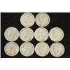 Image 1 : 10 ASSORTED 1940'S MERCURY DIMES
