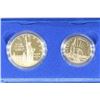 Image 1 : 1986 STATUE OF LIBERTY 2 COIN PROOF SET