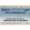 Image 3 : 1983-S ROOSEVELT DIME PCGS PR69 DCAM