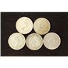Image 2 : 5 ASSORTED CANADA SILVER 10 CENTS