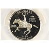 Image 1 : 1999-S SILVER DELAWARE QUARTER PCGS PR69 DCAM