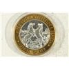 Image 1 : CASINO $10 SILVER TOKEN (UNC) 1996 MYSTIC LAKE