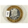 Image 2 : CASINO $10 SILVER TOKEN (UNC) 1996 MYSTIC LAKE