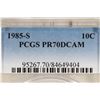 Image 3 : 1985-S ROOSEVELT DIME PCGS PR70 DCAM