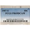 Image 3 : 1987-S KENNEDY HALF DOLLAR PCGS PR69 DCAM