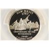 Image 1 : 1999-S SILVER NEW JERSEY QUARTER PCGS PR69 DCAM