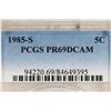 Image 3 : 1985-S JEFFERSON NICKEL PCGS PR69 DCAM