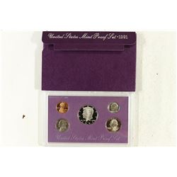 1991 US PROOF SET (WITH BOX)