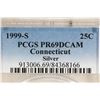 Image 3 : 1999-S SILVER CONNECTICUT QUARTER PCGS PR69 DCAM